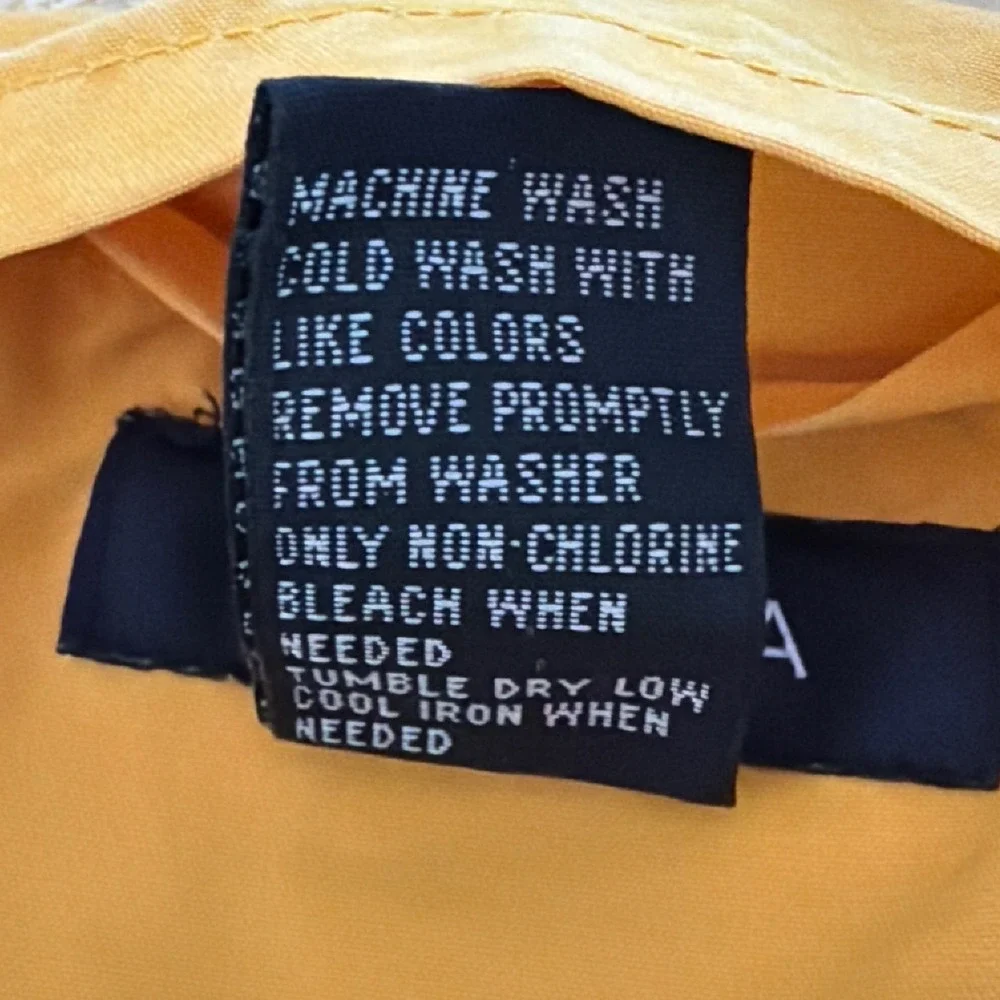 Nautica Y2K Mens Medium Swim Trunks Yellow Navy Blue Colorblock Mesh Liner‎